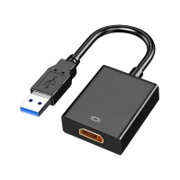 USB 3.0 Male to HDMI Female OTG Adapter with Installation CD Driver